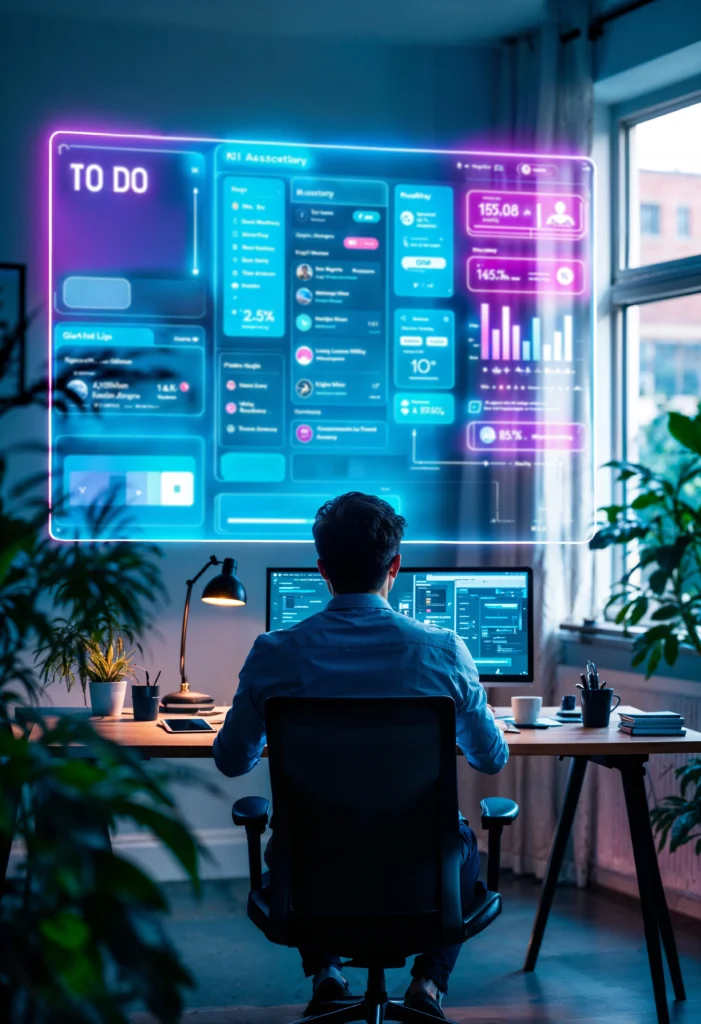 “Team of web developers working on custom website design and backend development at Elewix Dubai”