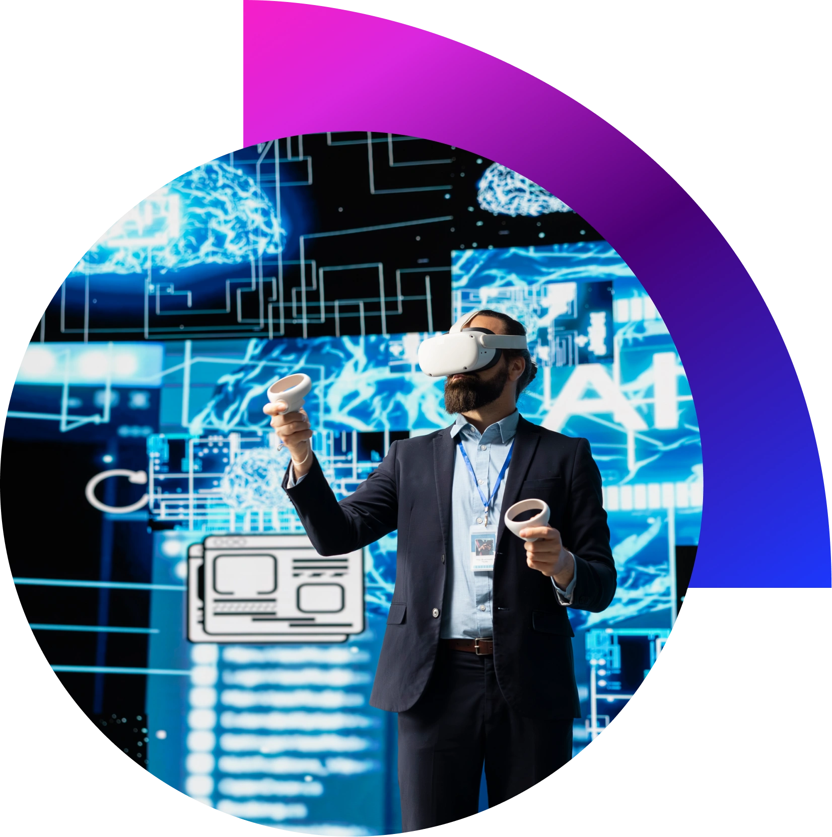 “Server room with AI-ready infrastructure cables and servers Elewix AI infrastructure setup”