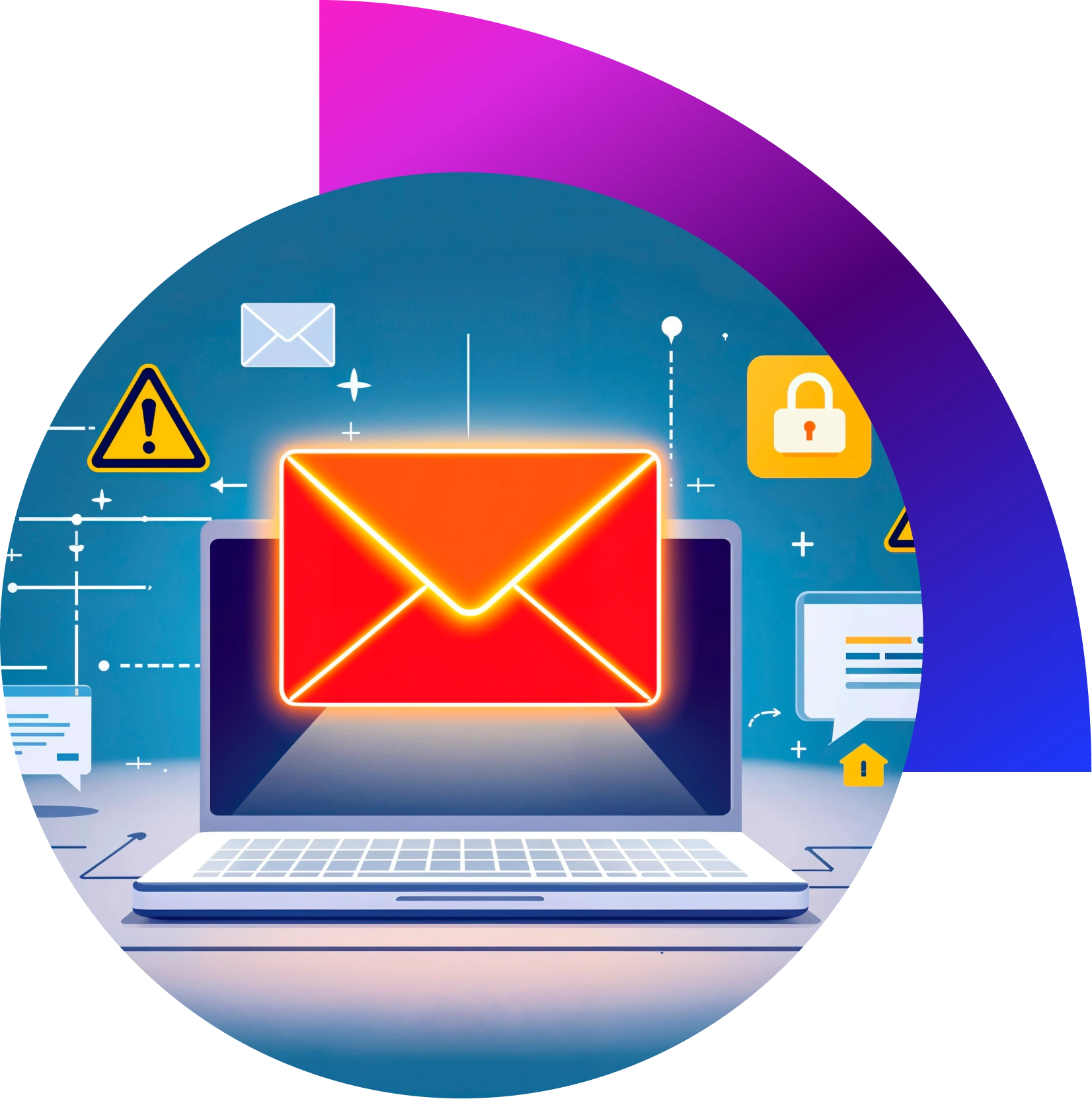 “Team in office collaborating using corporate email addresses and shared mailboxes”