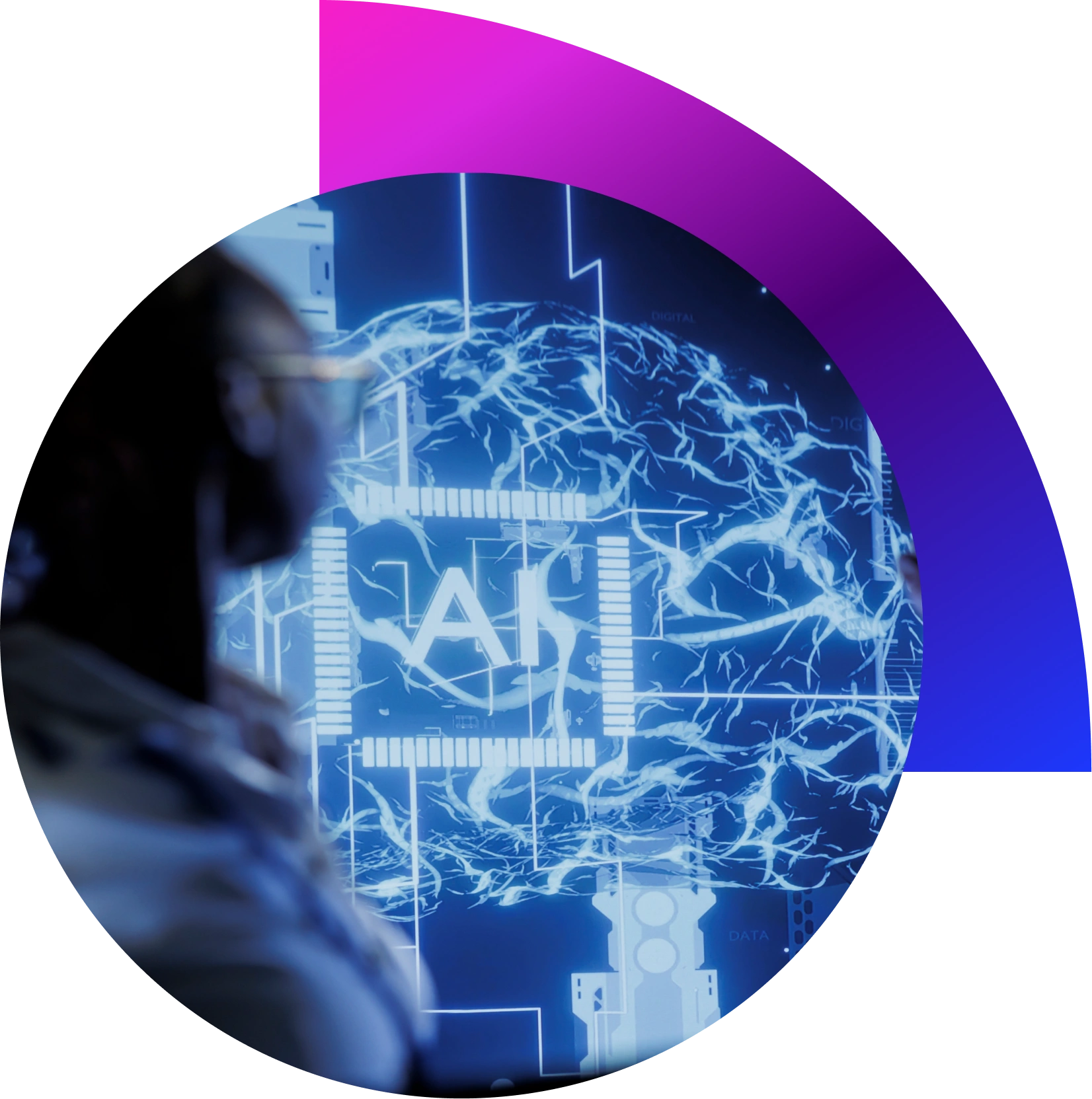 “Dashboard with AI-powered analytics and insights integrated into enterprise software”