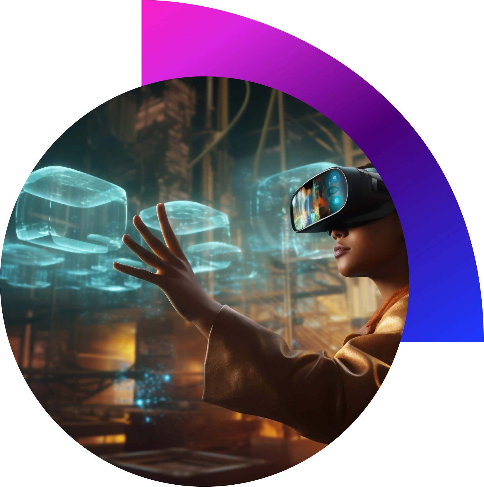 “Business professionals reviewing digital innovation roadmap on tablet enterprise innovation & emerging-tech services”