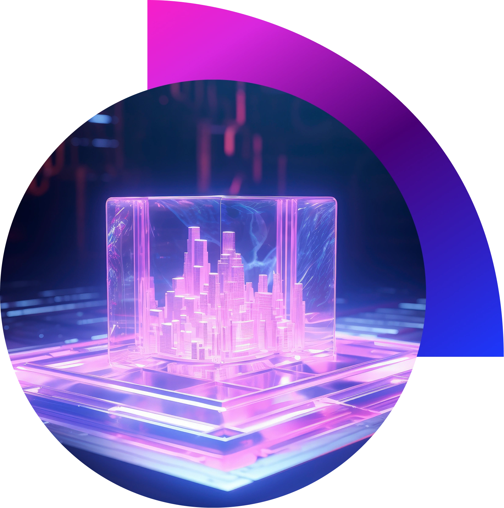 “Abstract illustration of quantum computing — qubits, quantum circuits, and quantum-classical hybrid computing concept”