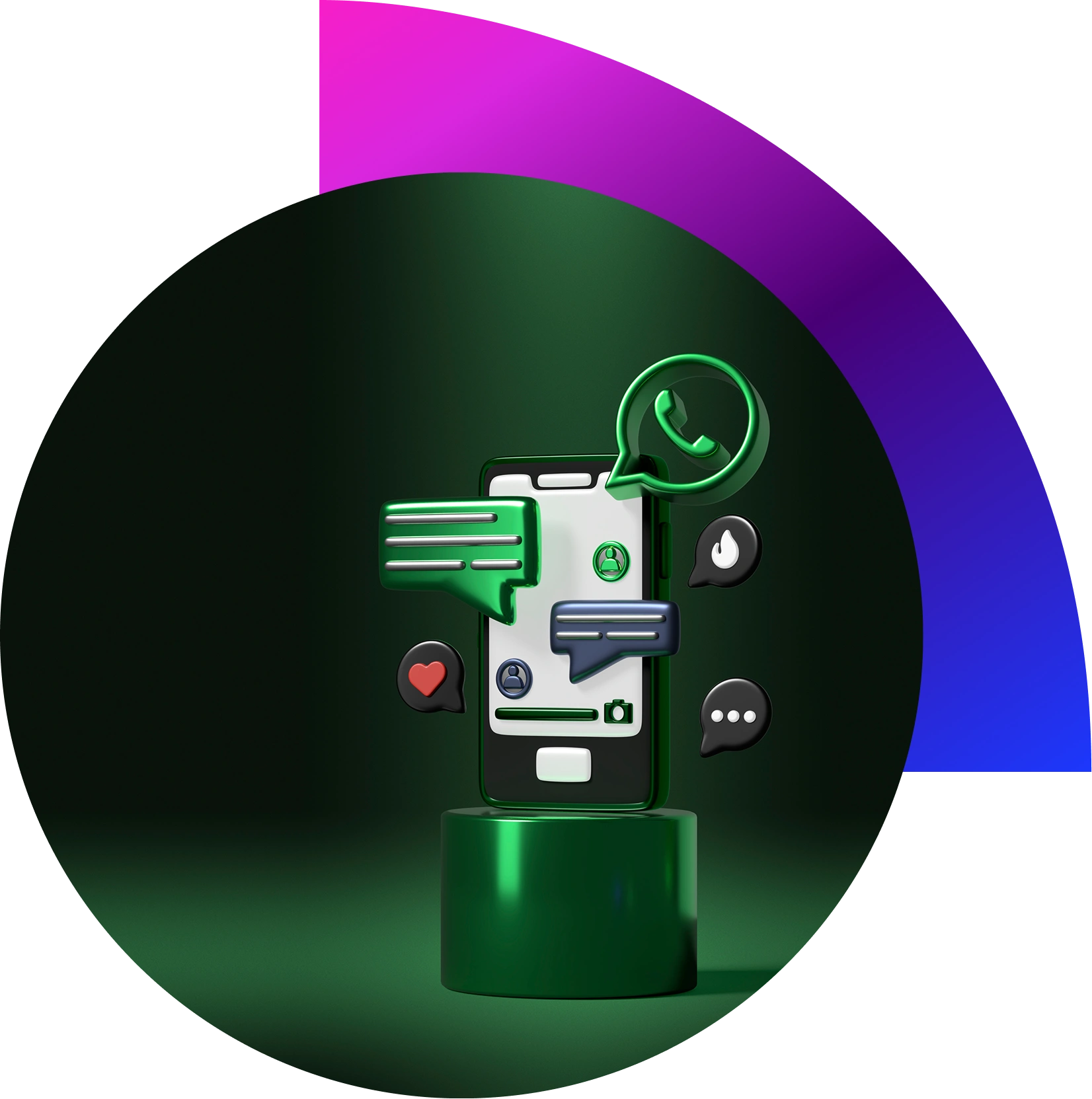 “WhatsApp marketing campaign analytics dashboard showing open and click rates for broadcast messages.”