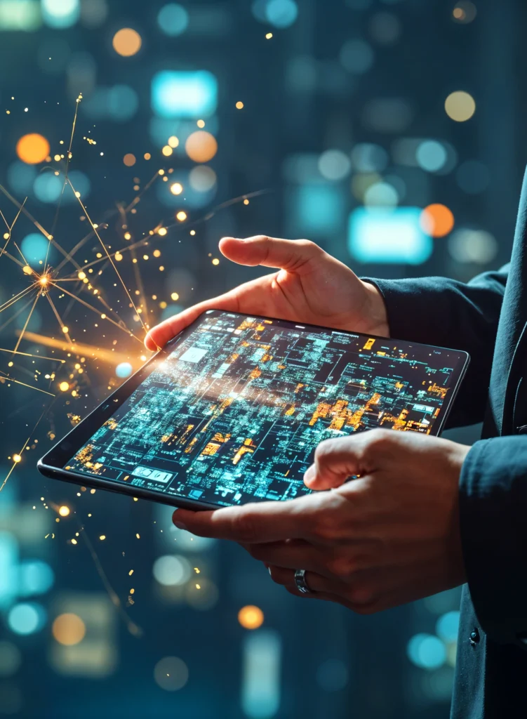 “Industrial facility with IoT sensors and edge computing hardware real-time edge AI monitoring”