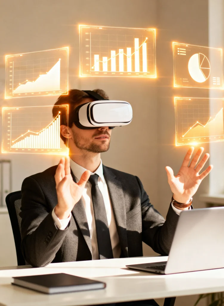 “Augmented reality marketing campaign UI showing interactive AR overlay in a retail e-commerce context.”