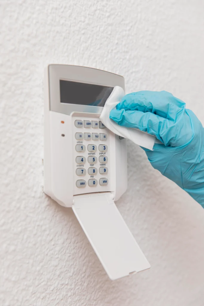 “HR manager reviewing attendance records on computer generated by time attendance system”