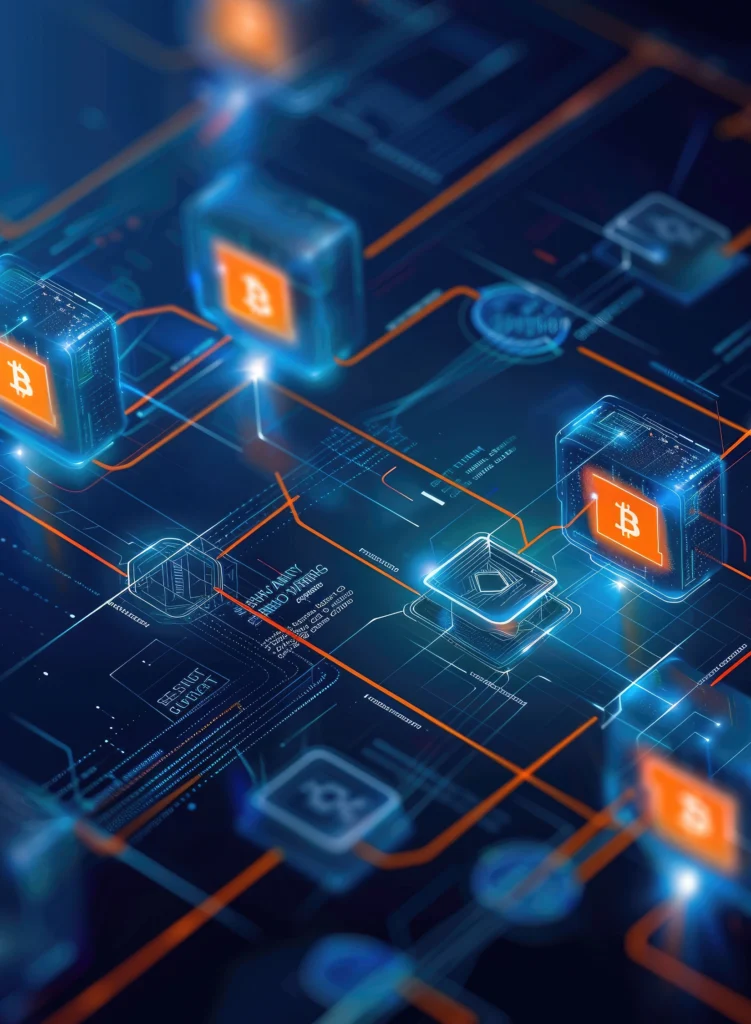 “Mobile app interface showing Web3 login and decentralized application dashboard”