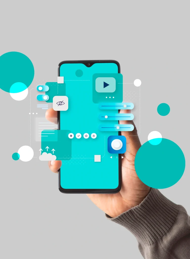 “Material Design Android UI layout created by Elewix designers”