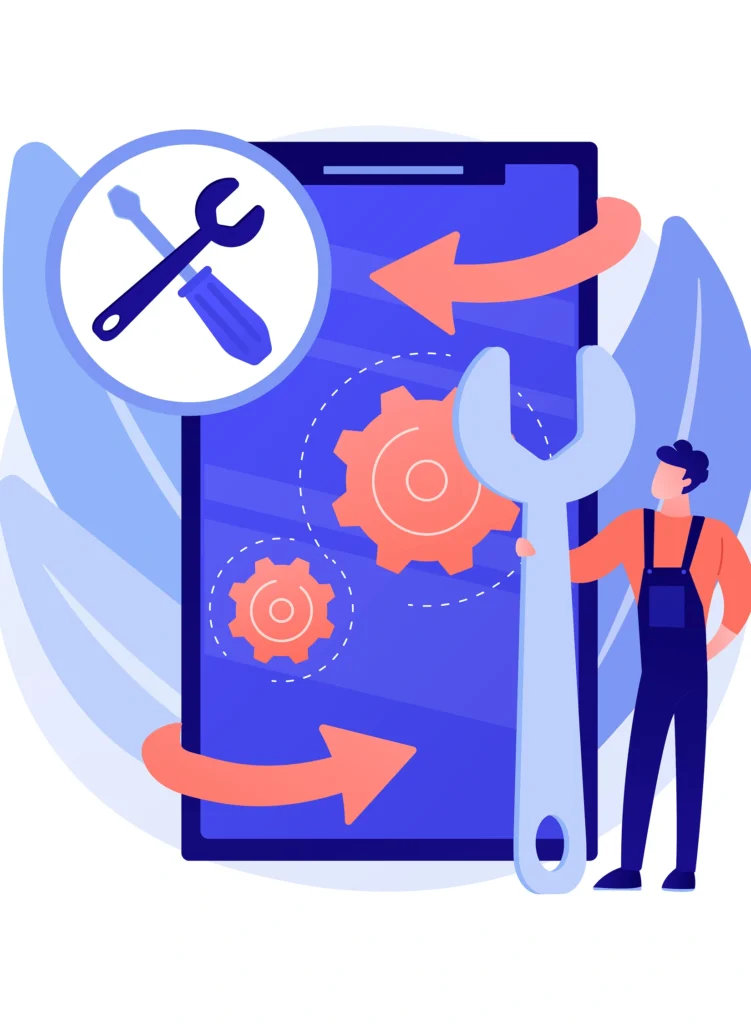 “Smartphone showing updated mobile app version after maintenance and performance optimization”