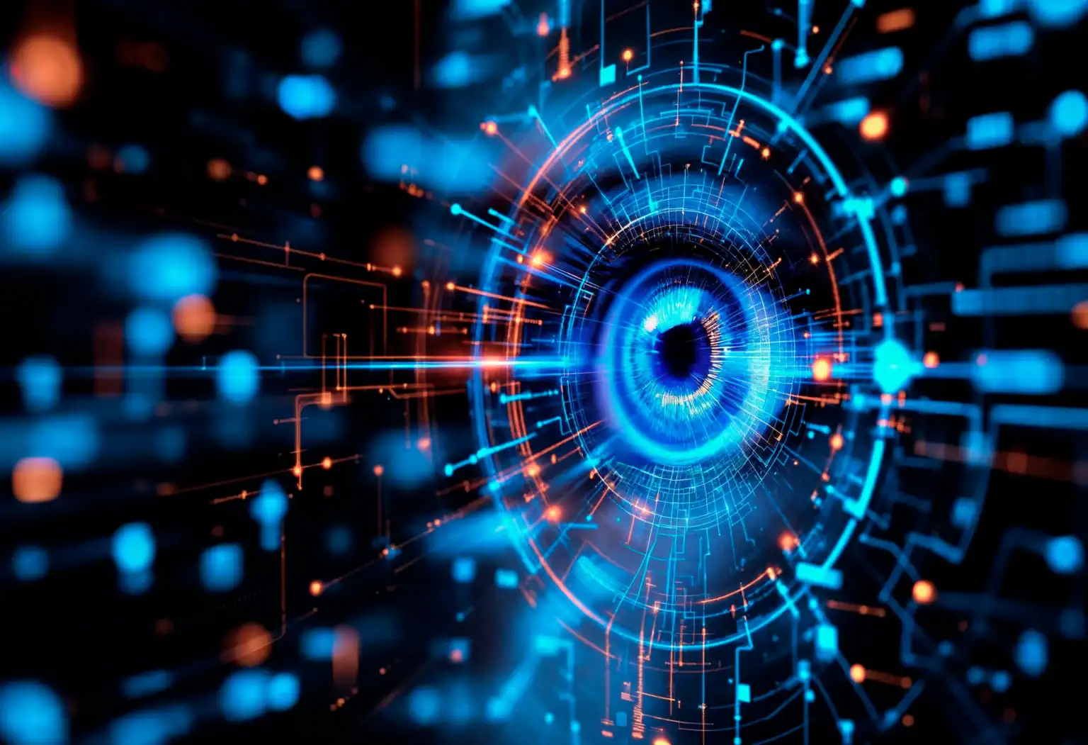 computer vision AI system analyzing images and video data for enterprise visual analytics