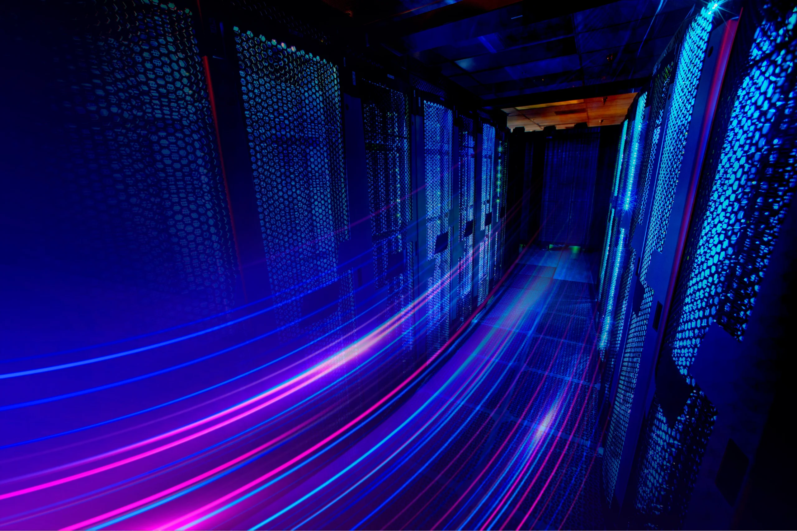 data centre maintenance team cleaning server racks and cooling systems to improve airflow efficiency