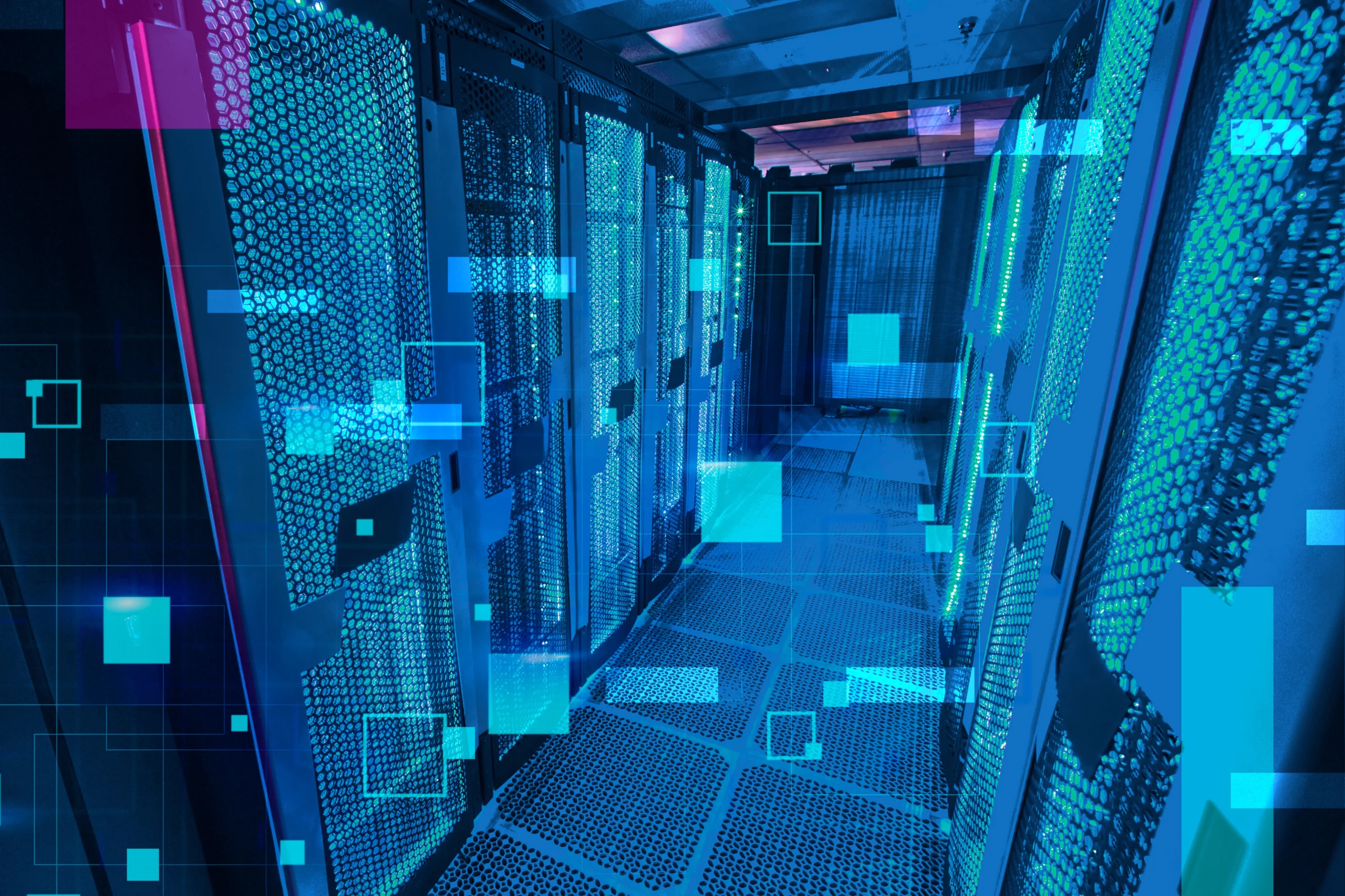 2. technician cleaning server room and data centre environments to maintain airflow and performance