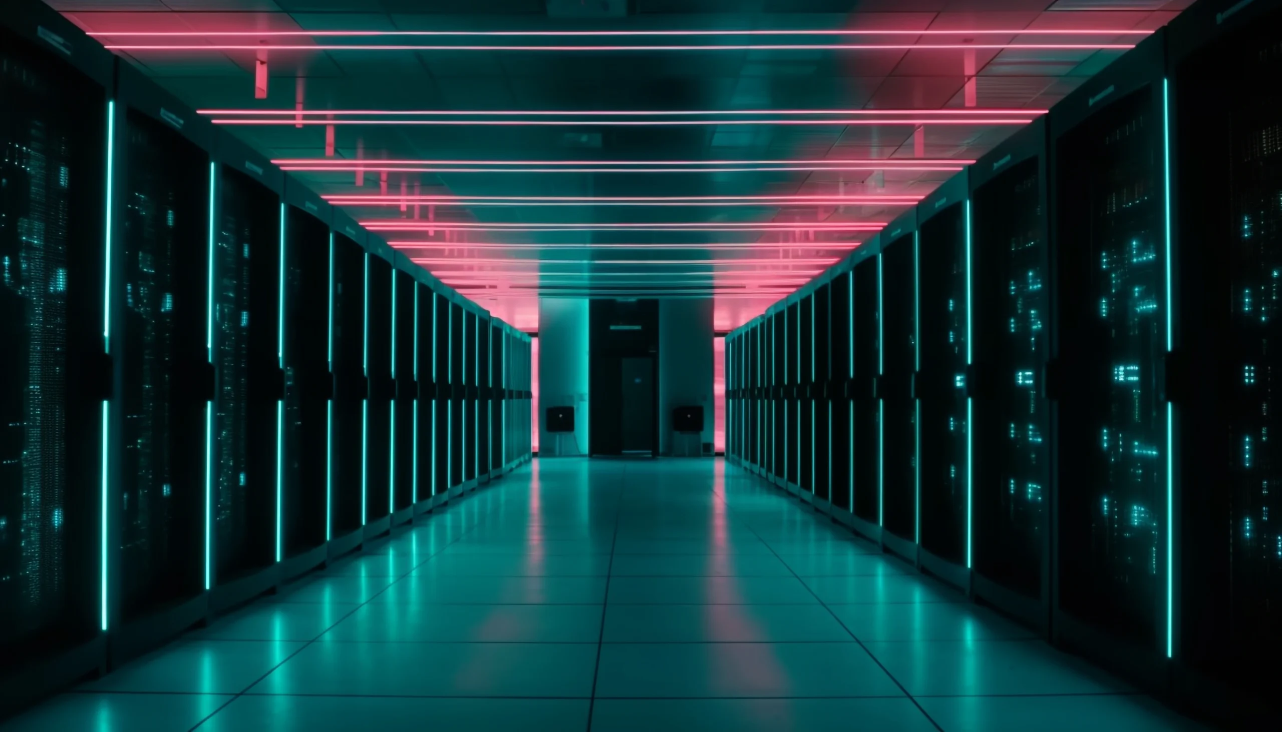 data centre cleaning cost estimation process showing technician inspecting server racks and infrastructure