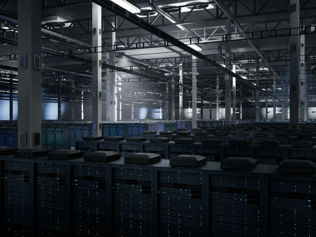technician performing deep cleaning in UAE data centre environment to improve airflow and efficiency