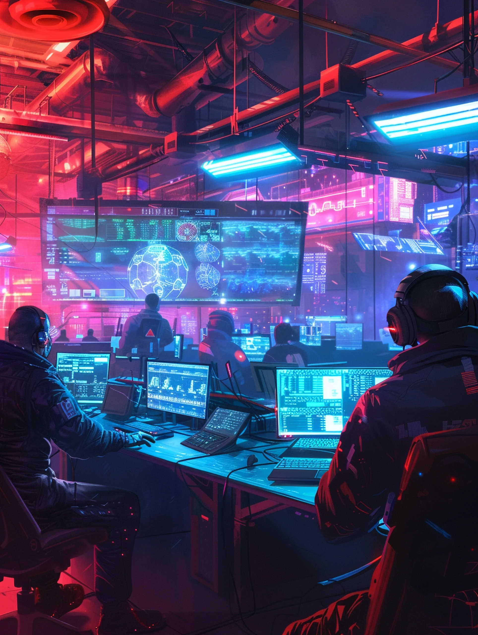red team and blue team cybersecurity exercise simulating attack and defense across enterprise systems